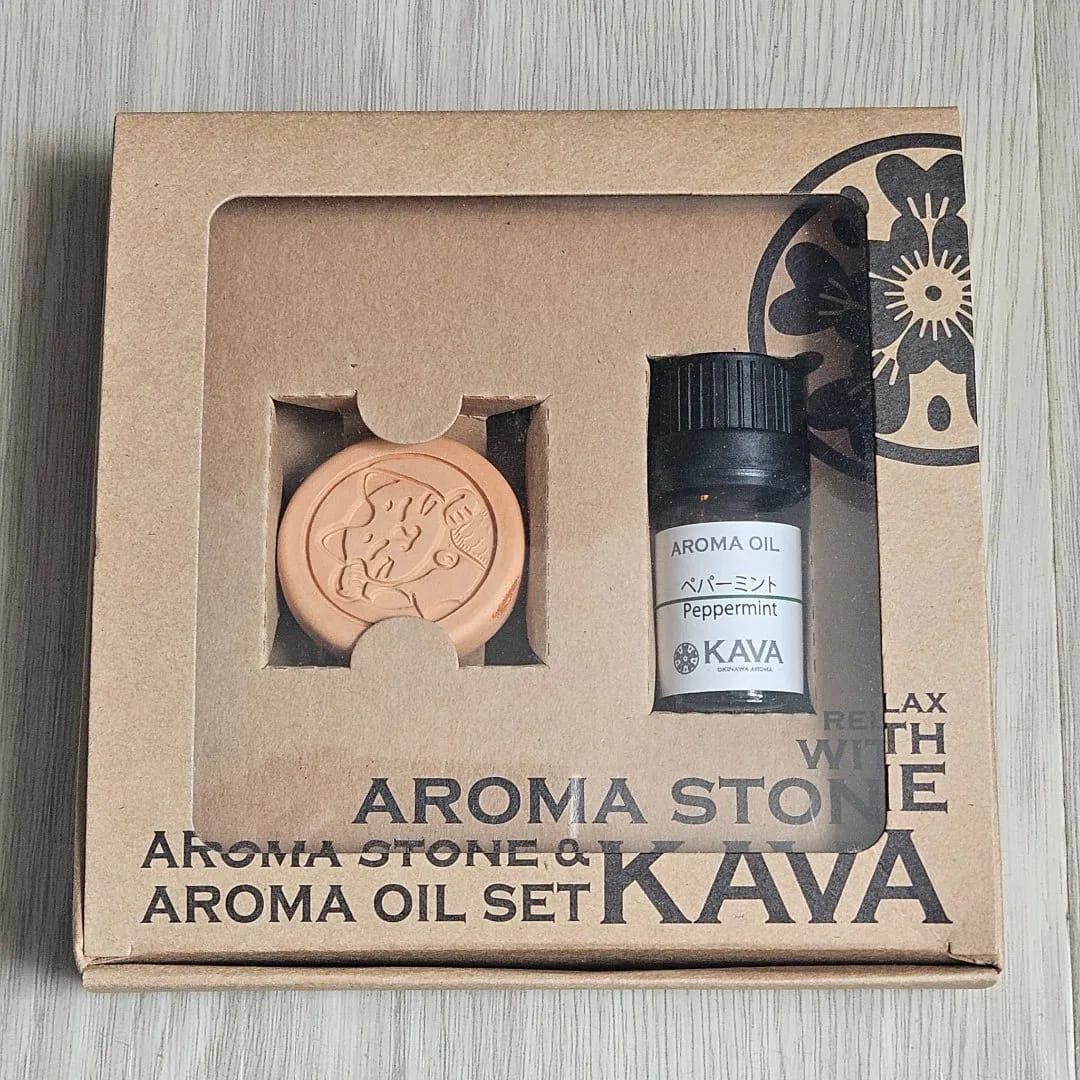 KAVA Aroma Stone Set - Lucky Cat Peppermint
